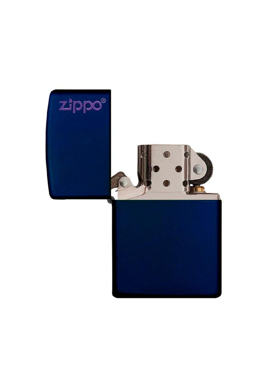 Encendedor Zippo Classic Navy Matte Logo Zp239zl-2