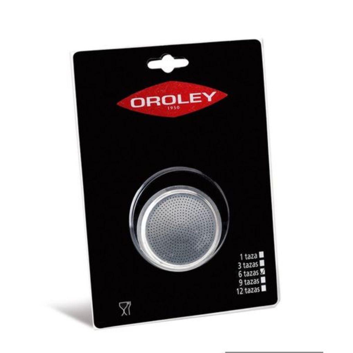 Filtro de Aluminio Cafetera de 3 Tazas Repuesto Oroley -0