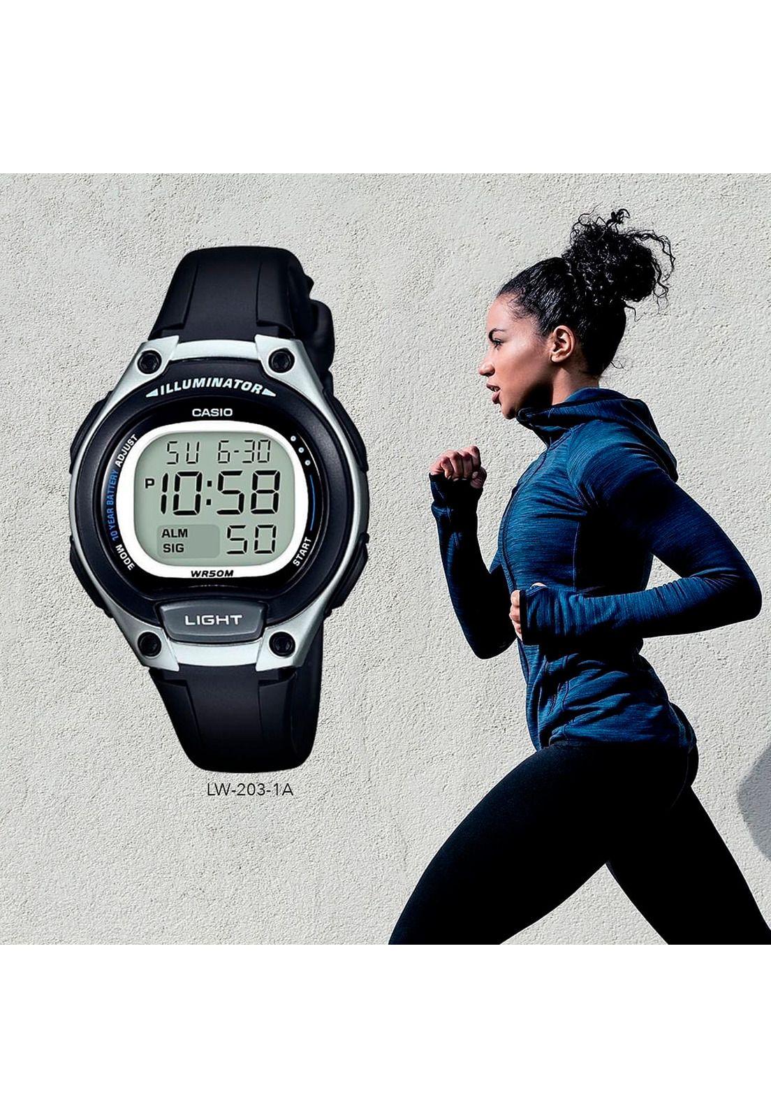 Reloj Casio Digital Dama LW-203-1AV-3