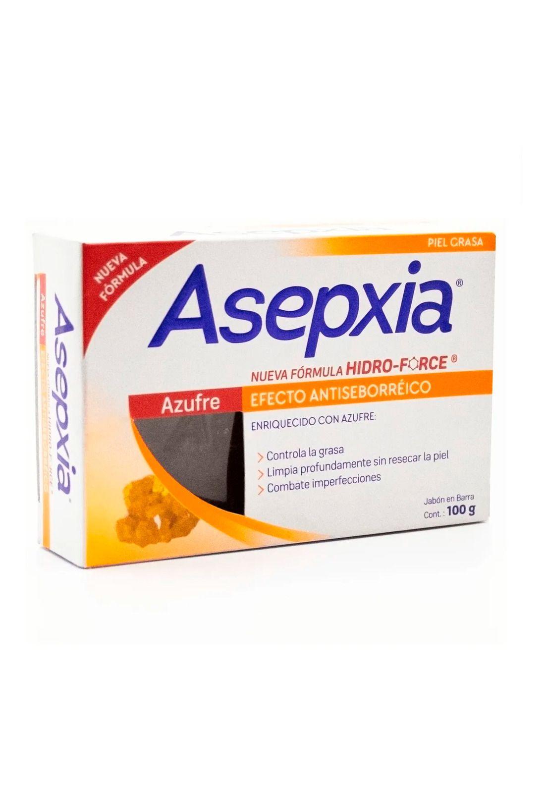Asepxia Jabón Azufre Efecto Anti-sebo 100g-1