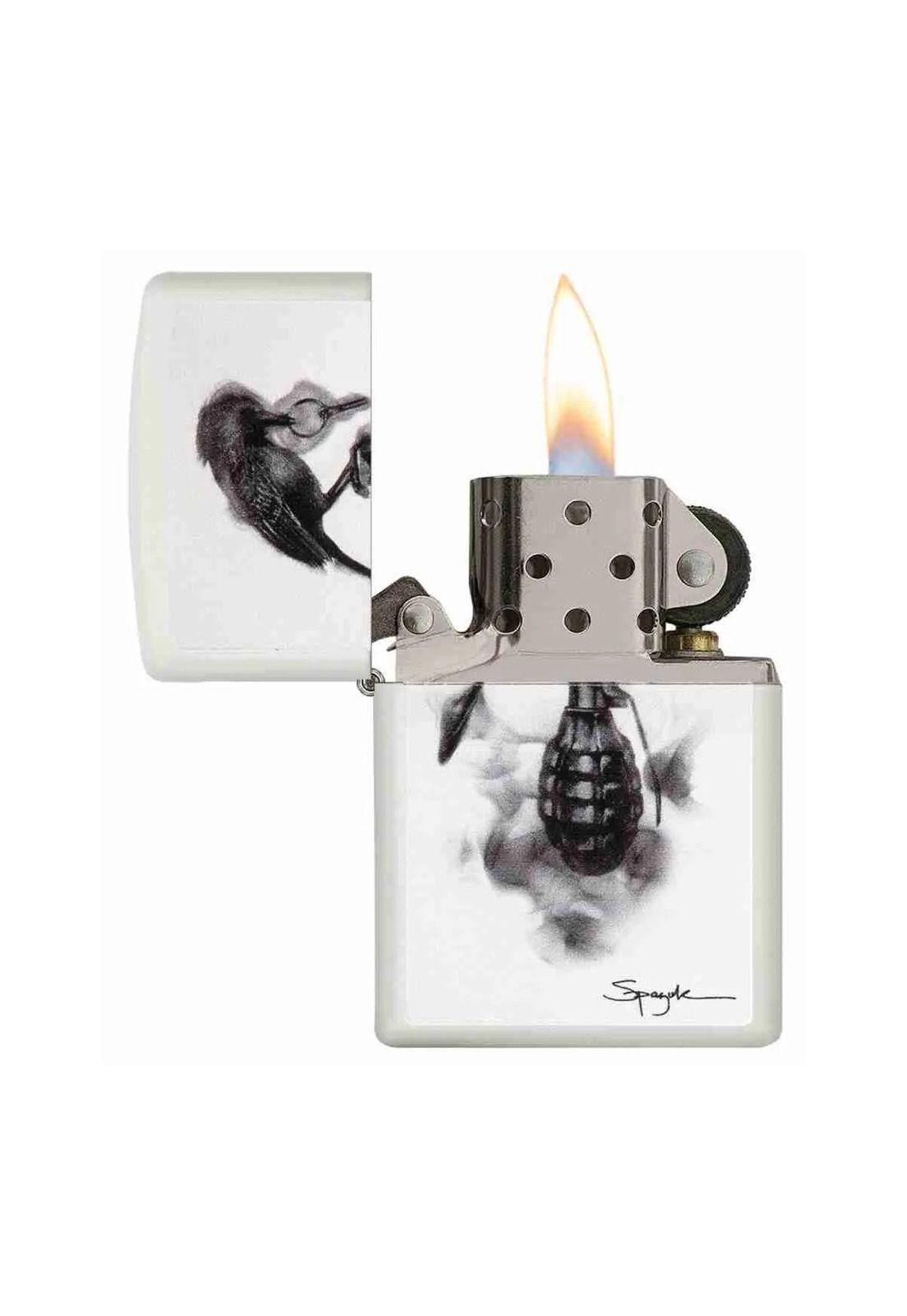 Encendedor Zippo Spazuk Design Blanco Zp29645-1