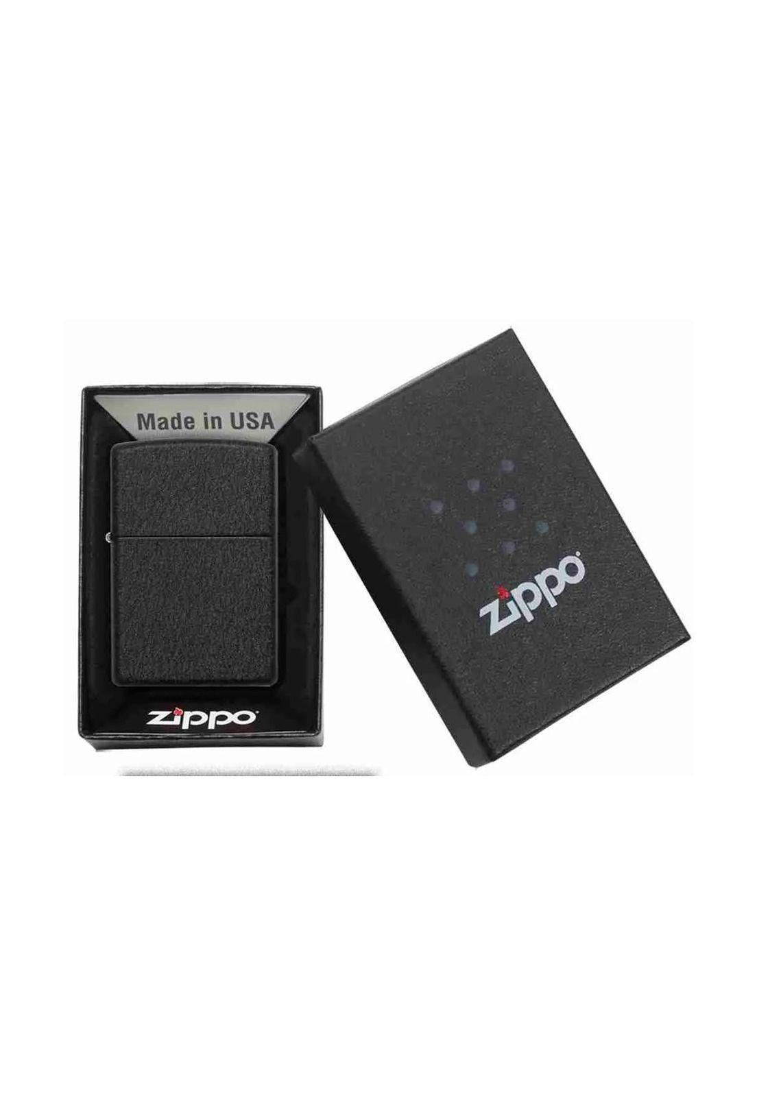 Encendedor Zippo Black Crackle Negro Zp236-2