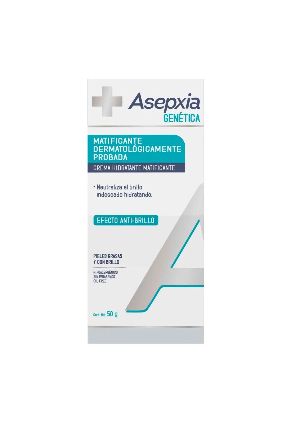 Asepxia Gen Crema Matificante Hidratante Anti Brillo 50g-0
