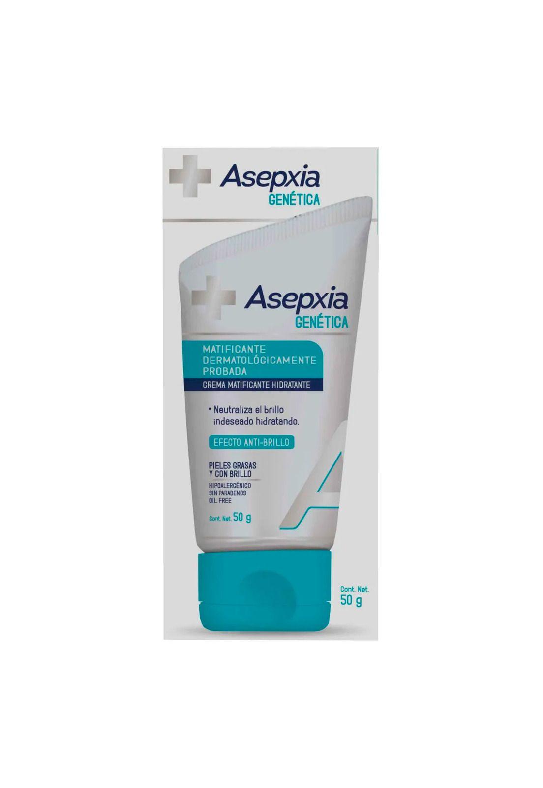 Asepxia Gen Crema Matificante Hidratante Anti Brillo 50g-1