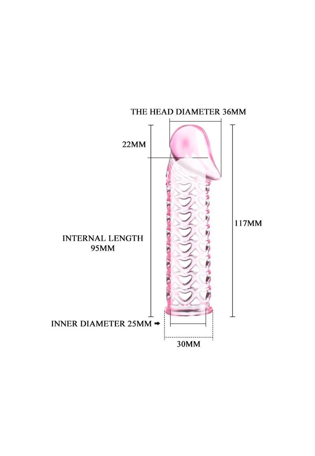 Funda Pene Texturada Net Sleeve Alarga 2,2 Cm-3