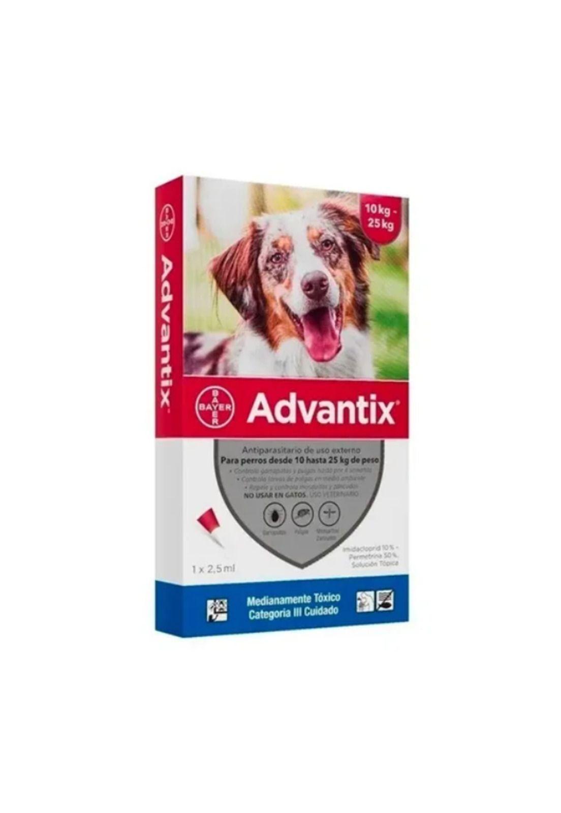 Advantix Pipeta Antipulgas Y Garrapatas Perros 10-25 Kg-0