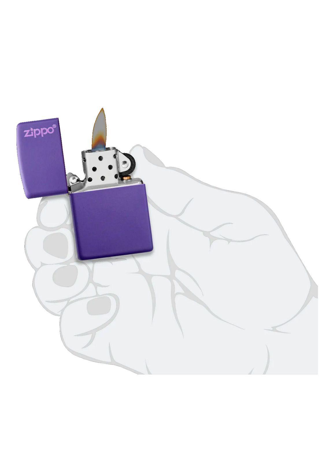Encendedor Zippo Classic Purple Matte Morado Zp237zl-4