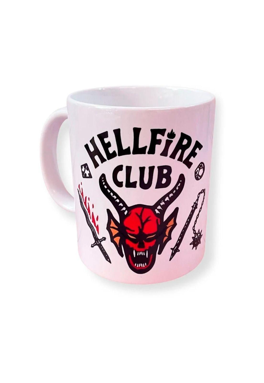Tazon Hellfire Club Stranger Things Blanco-0