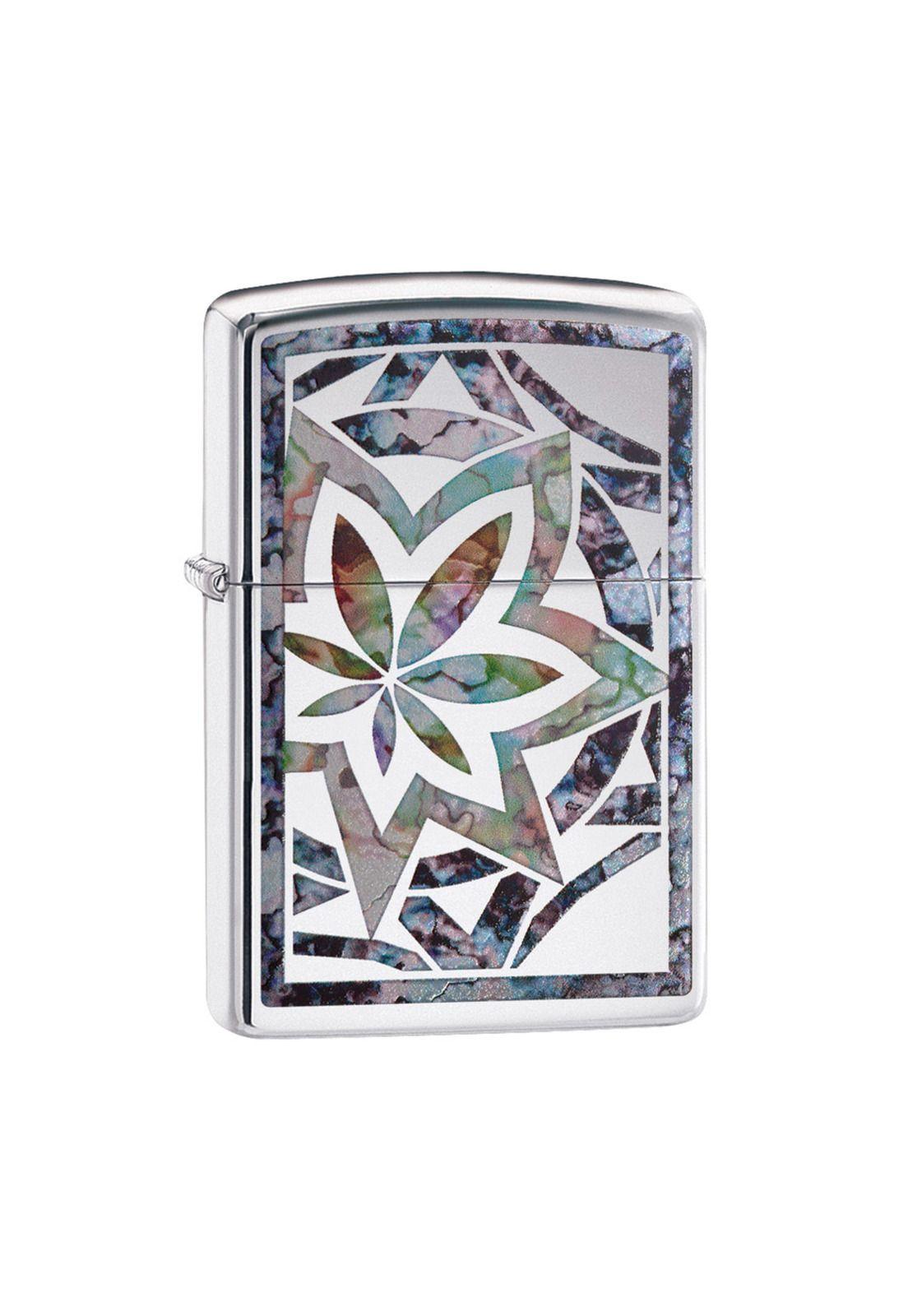 Encendedor Zippo Fusion Leaf Desing Plateado ZP29727-4