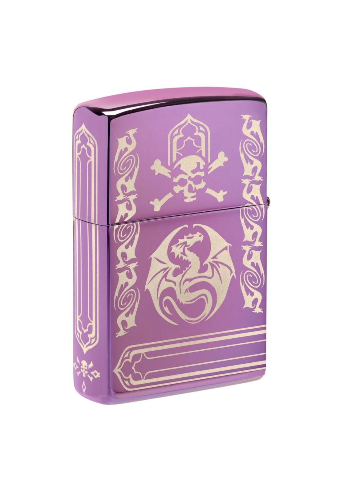 Encendedor Zippo Anne Stokes Dragon Design Morado ZP48574 (Talle:Tamaño Único)-2