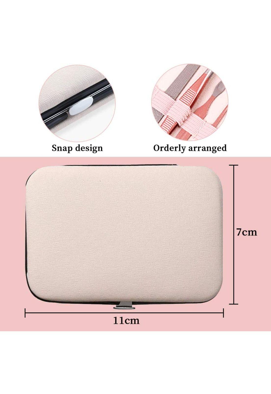 Set Manicure y Pedicure Profesional 7 Piezas Color Rosado-2