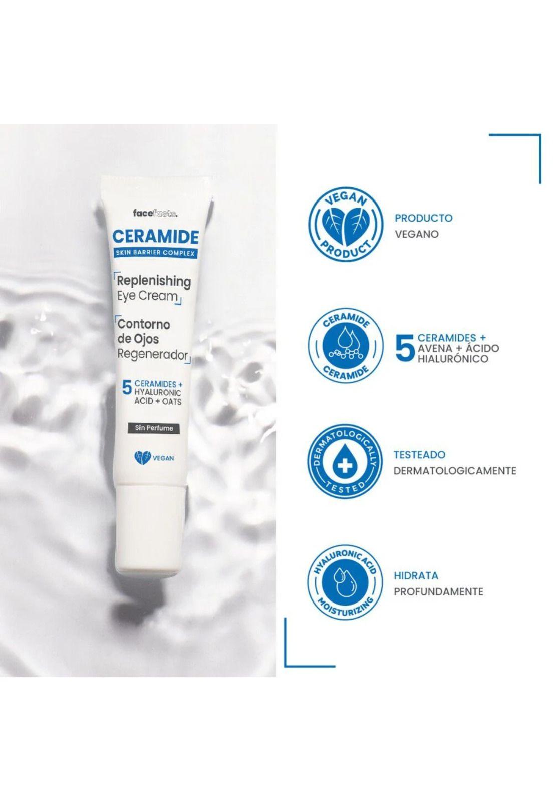 Contorno de Ojos Regenerador Piel Normal a Seca 15ml Ceramide-1