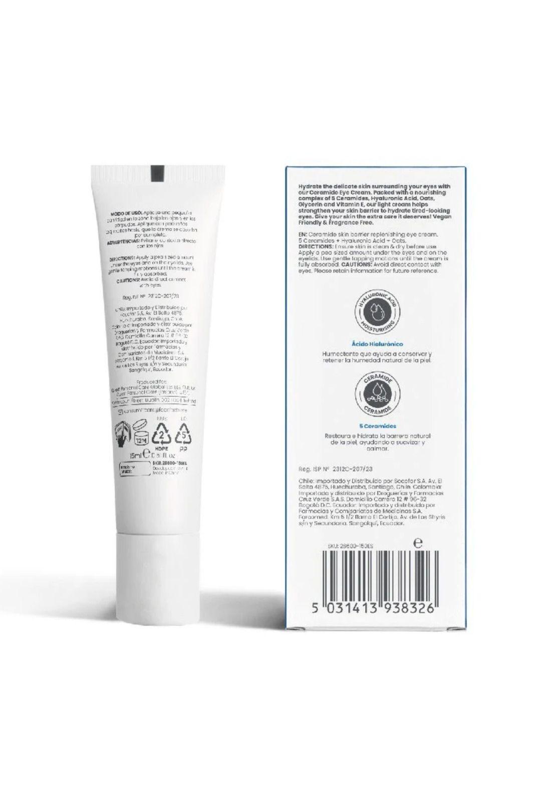 Contorno de Ojos Regenerador Piel Normal a Seca 15ml Ceramide-2