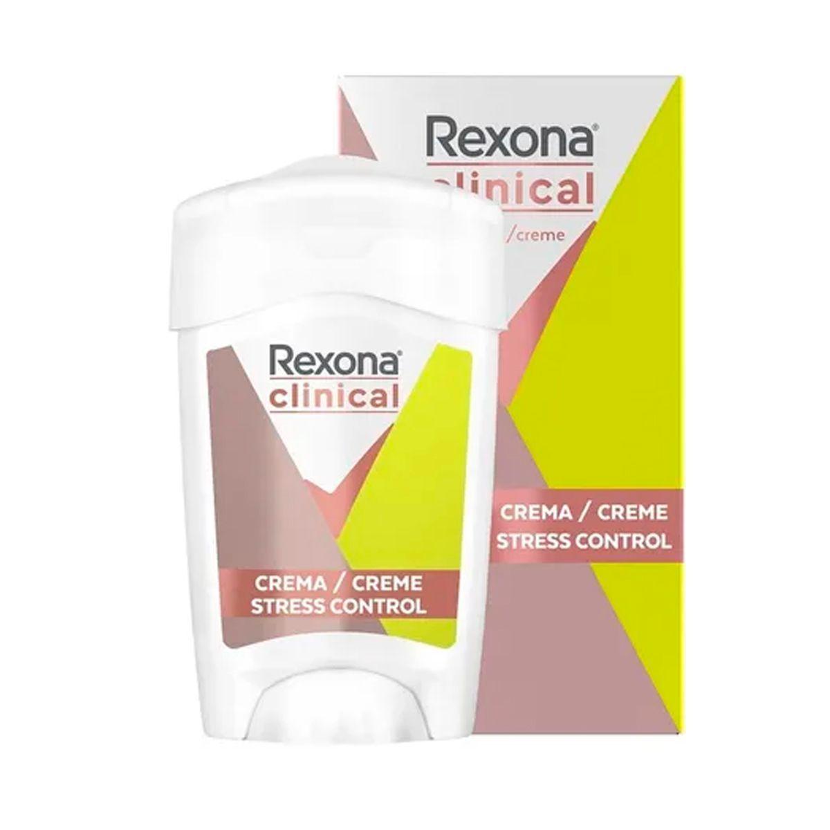 Desodorante en Crema Femenino Rexona Clinical Stress Control-0