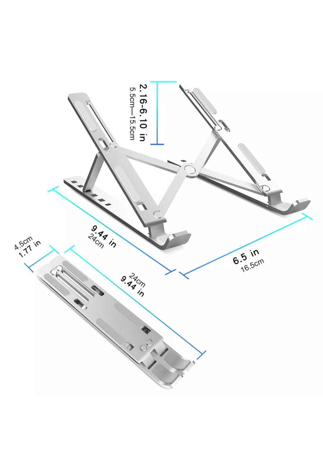 Soporte Ajustable Notebook Computador Portatil Aluminio-5