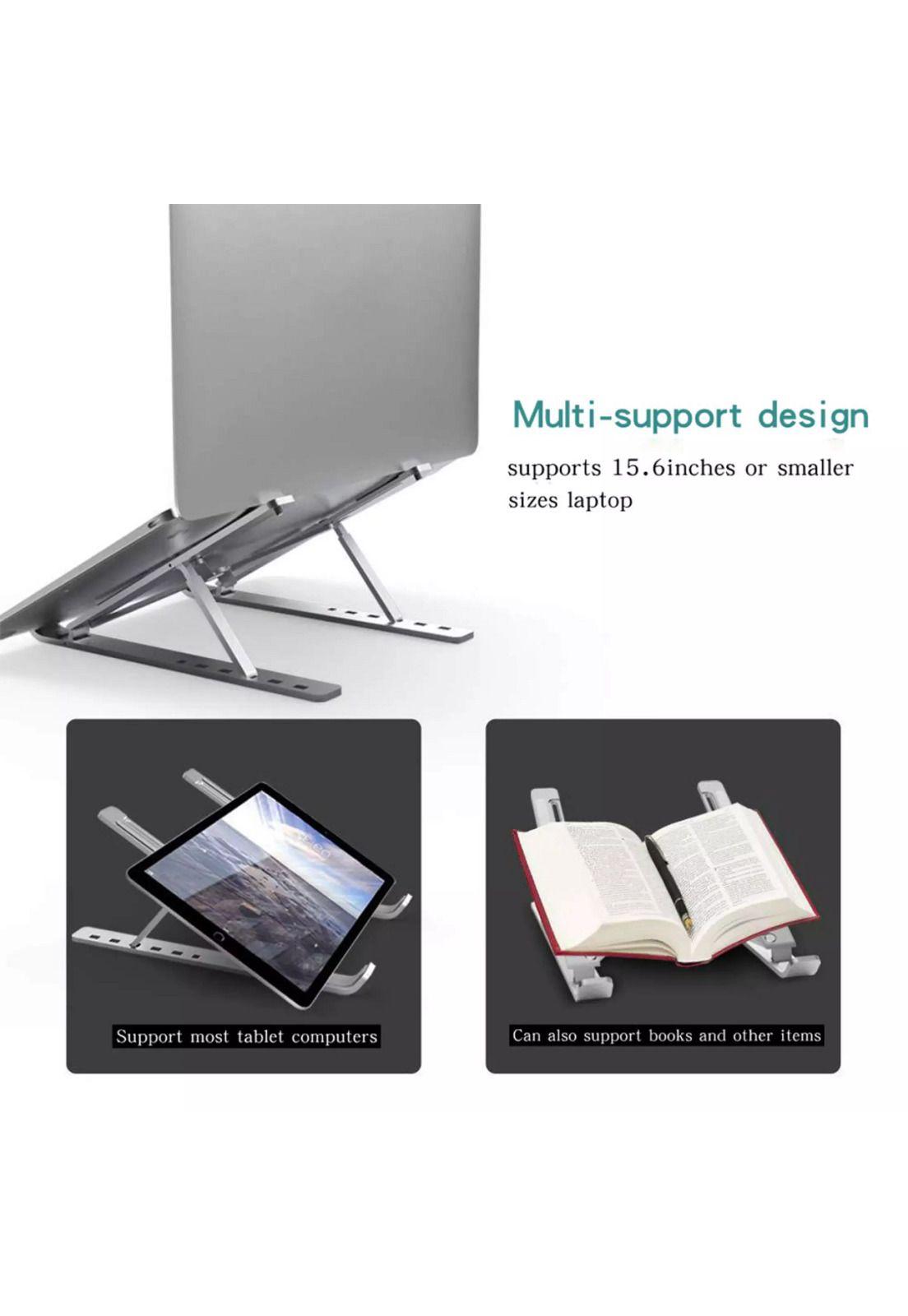Soporte Ajustable Notebook Computador Portatil Aluminio-6