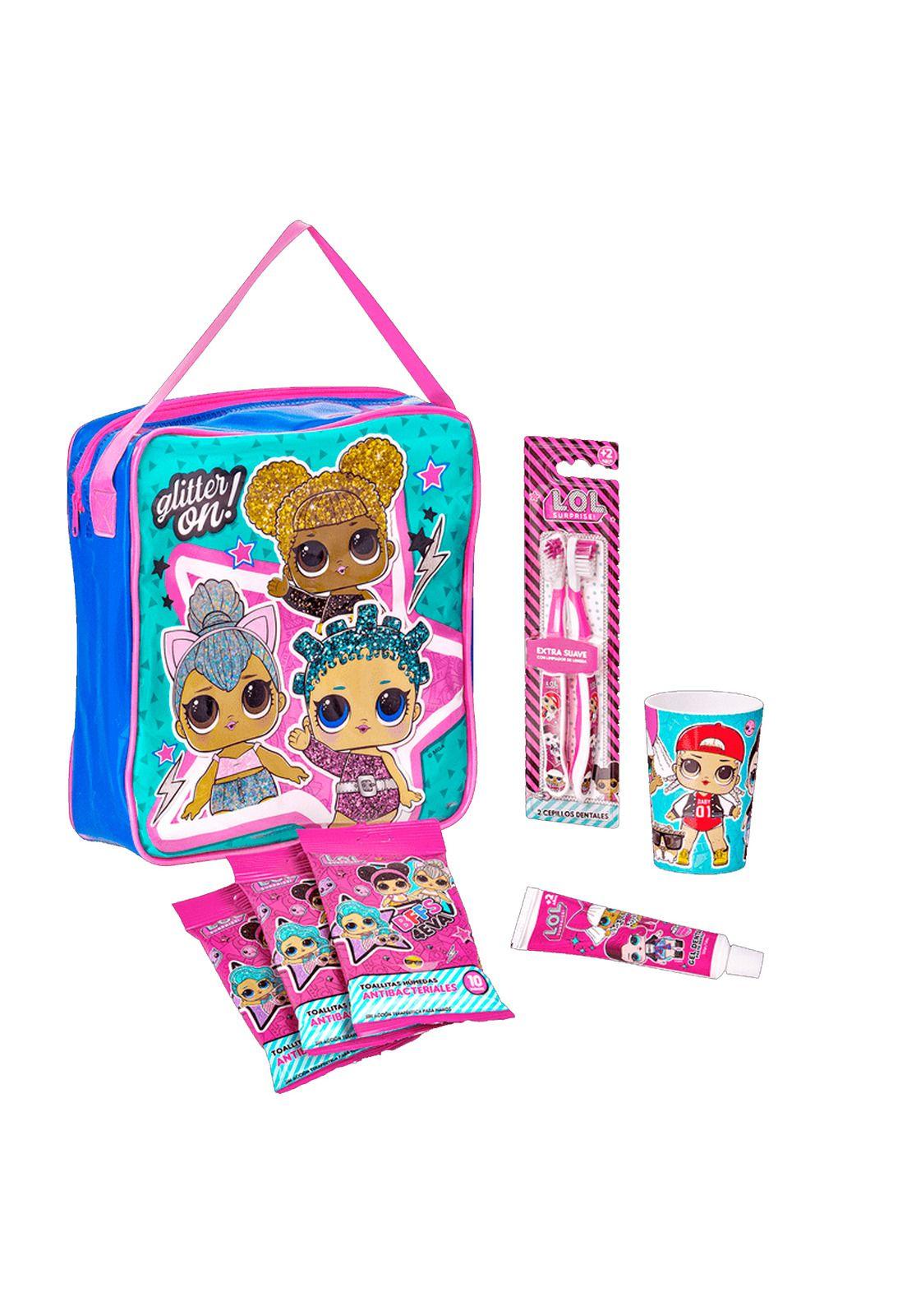 Bolso Lol Surprise Set Dental+Toallas Humedas Antibacterial-2
