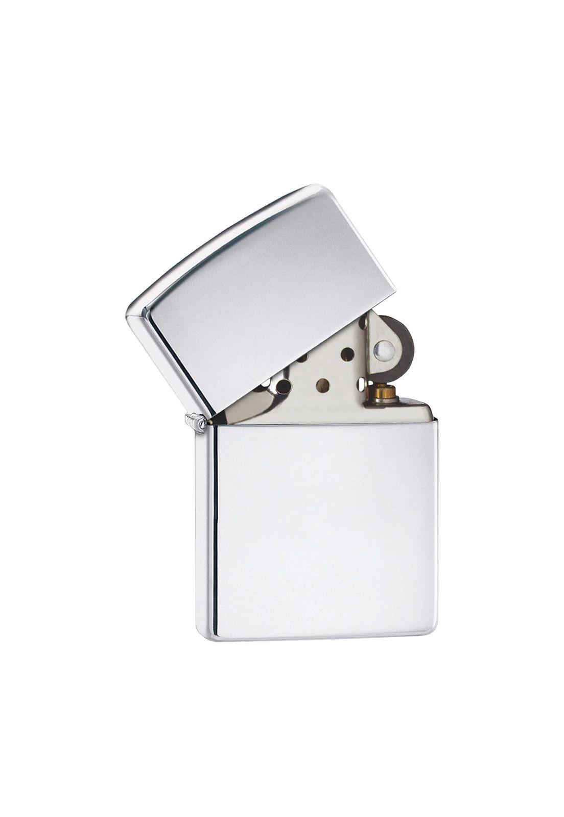 Encendedor Zippo High Polish Chrome Plateado ZP250 (Talle:Tamaño Único)-4