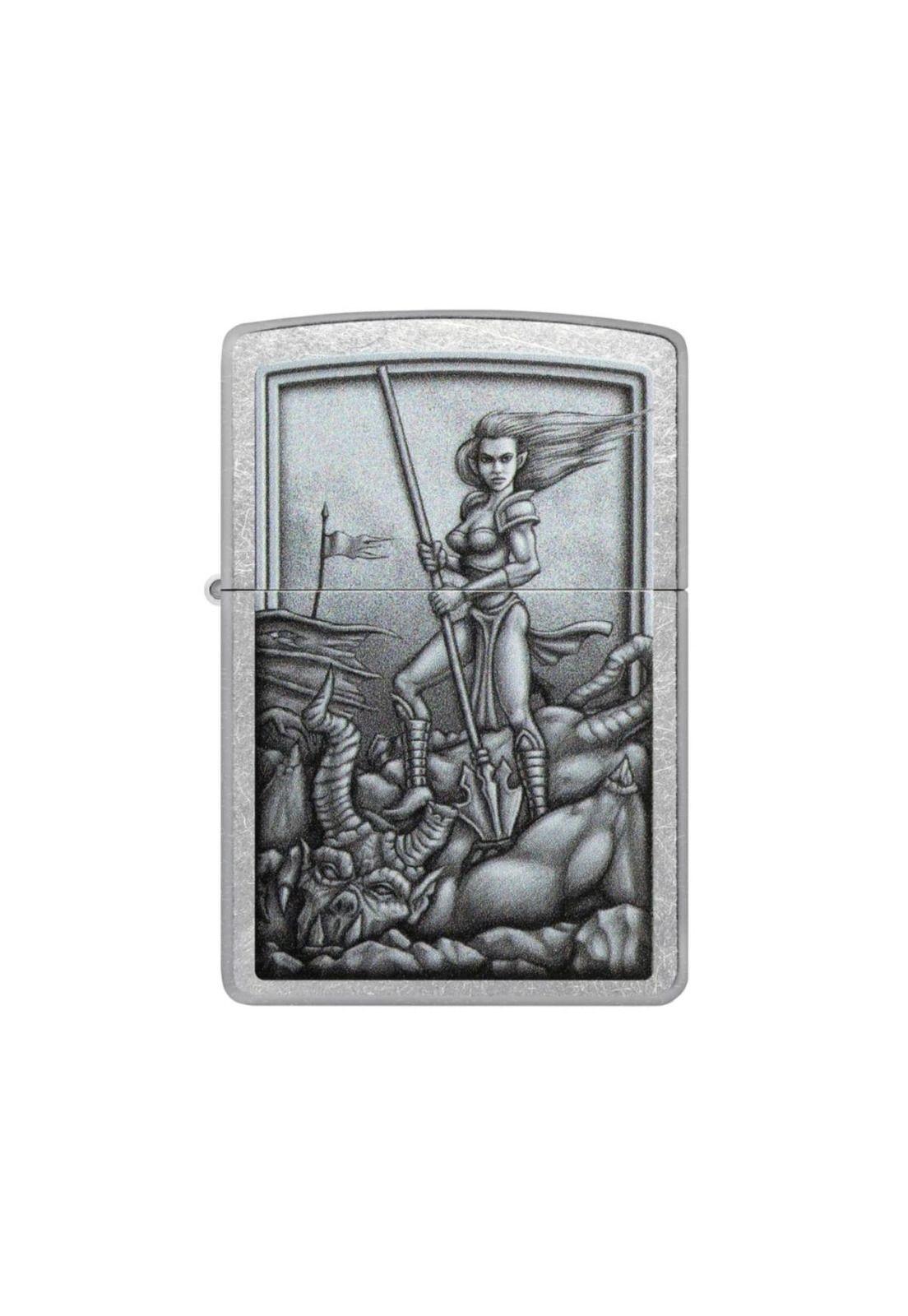 Encendedor Zippo Medieval Mythological Plateado ZP48371-0