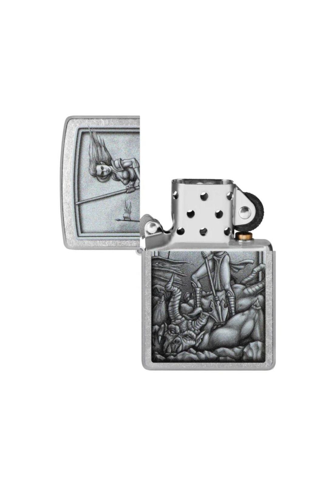 Encendedor Zippo Medieval Mythological Plateado ZP48371-3