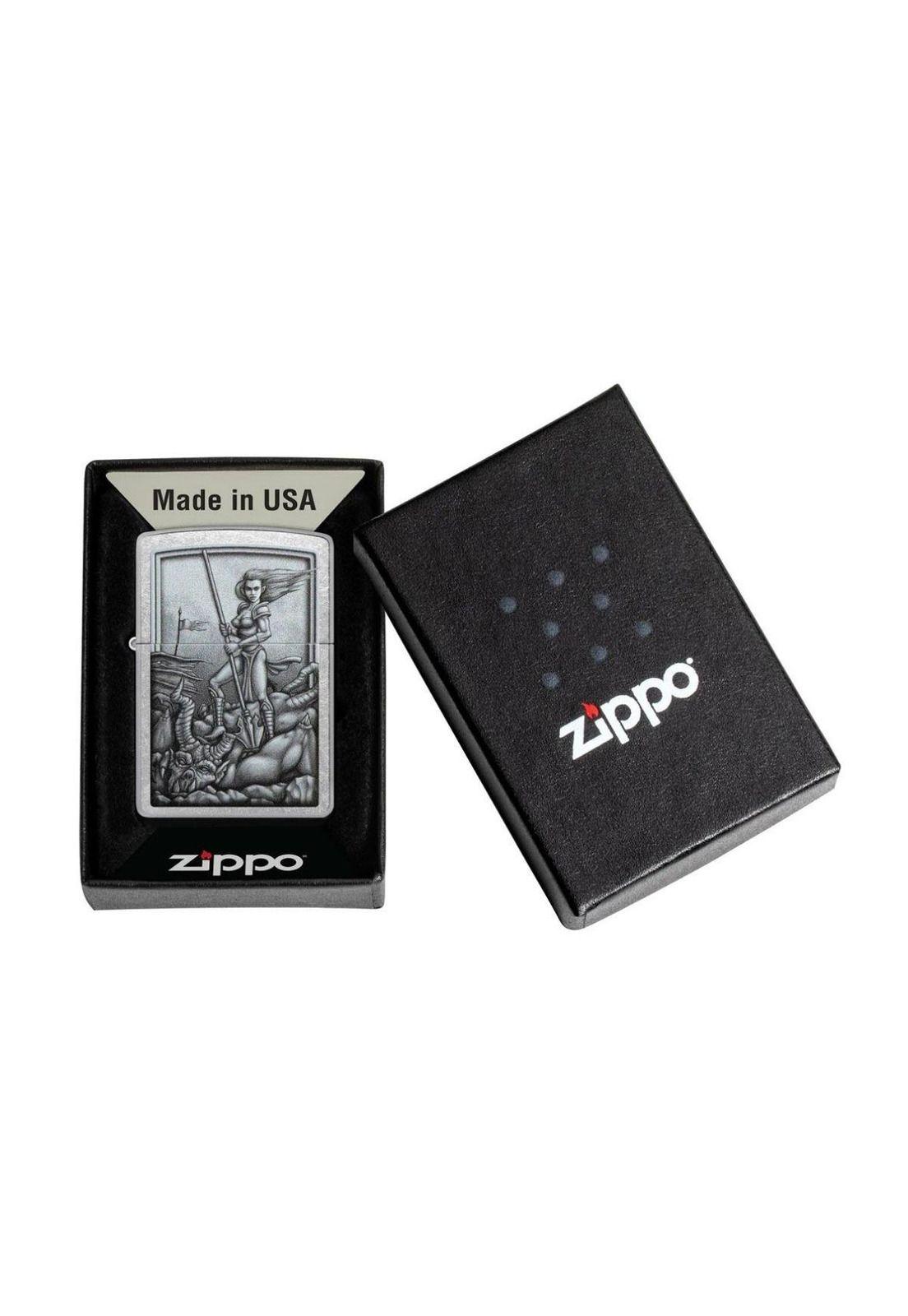 Encendedor Zippo Medieval Mythological Plateado ZP48371-5