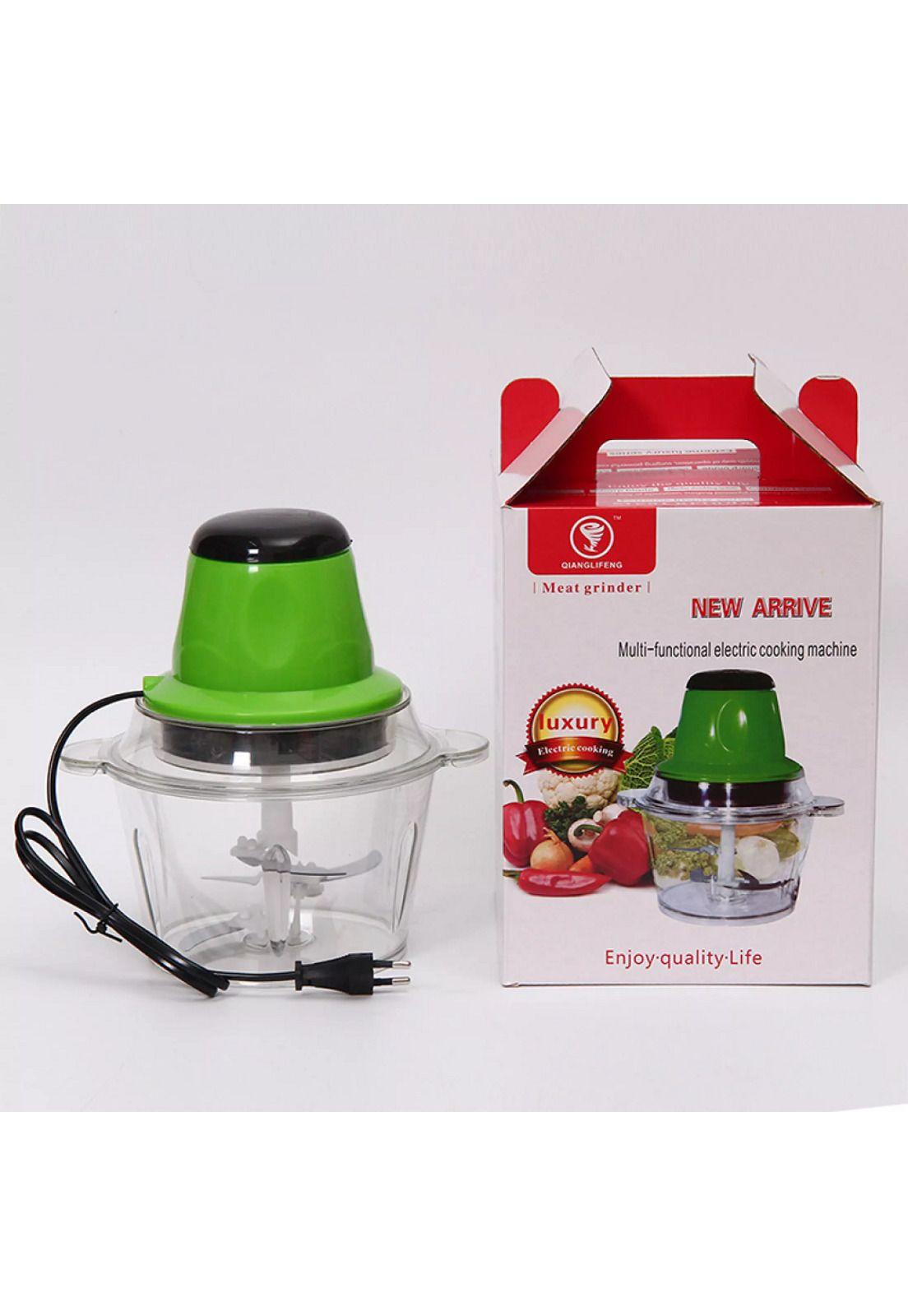 Picador Moledor Eléctrico De Carnes Y Verduras Color Verde-2