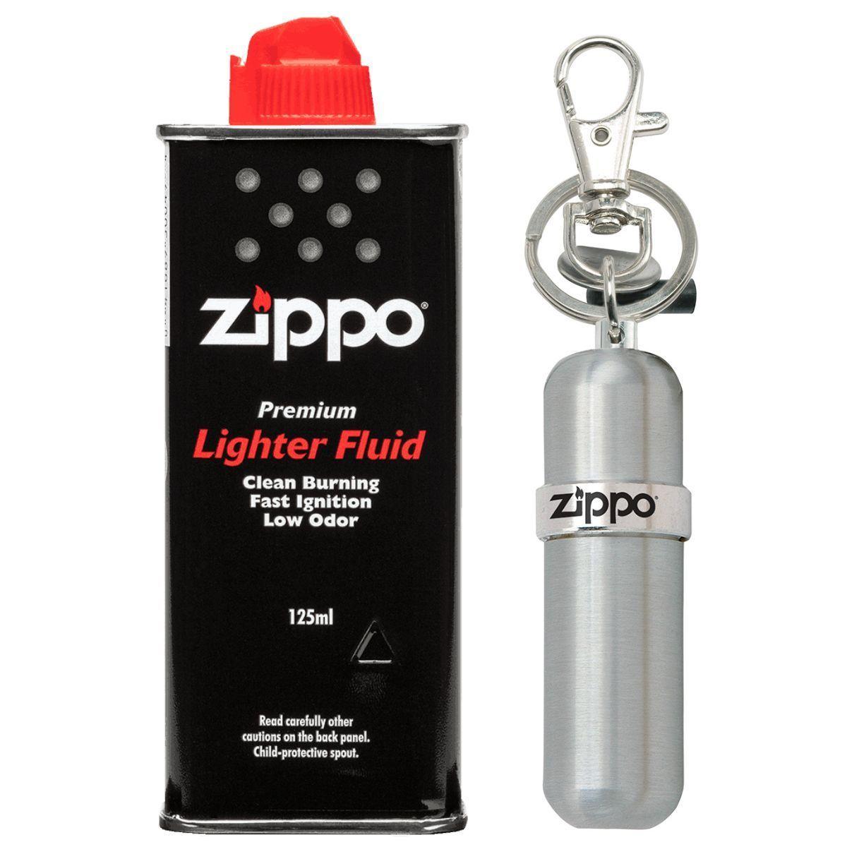 Kit Zippo Canister Contenedor + Bencina Fluid Original 125ml-0