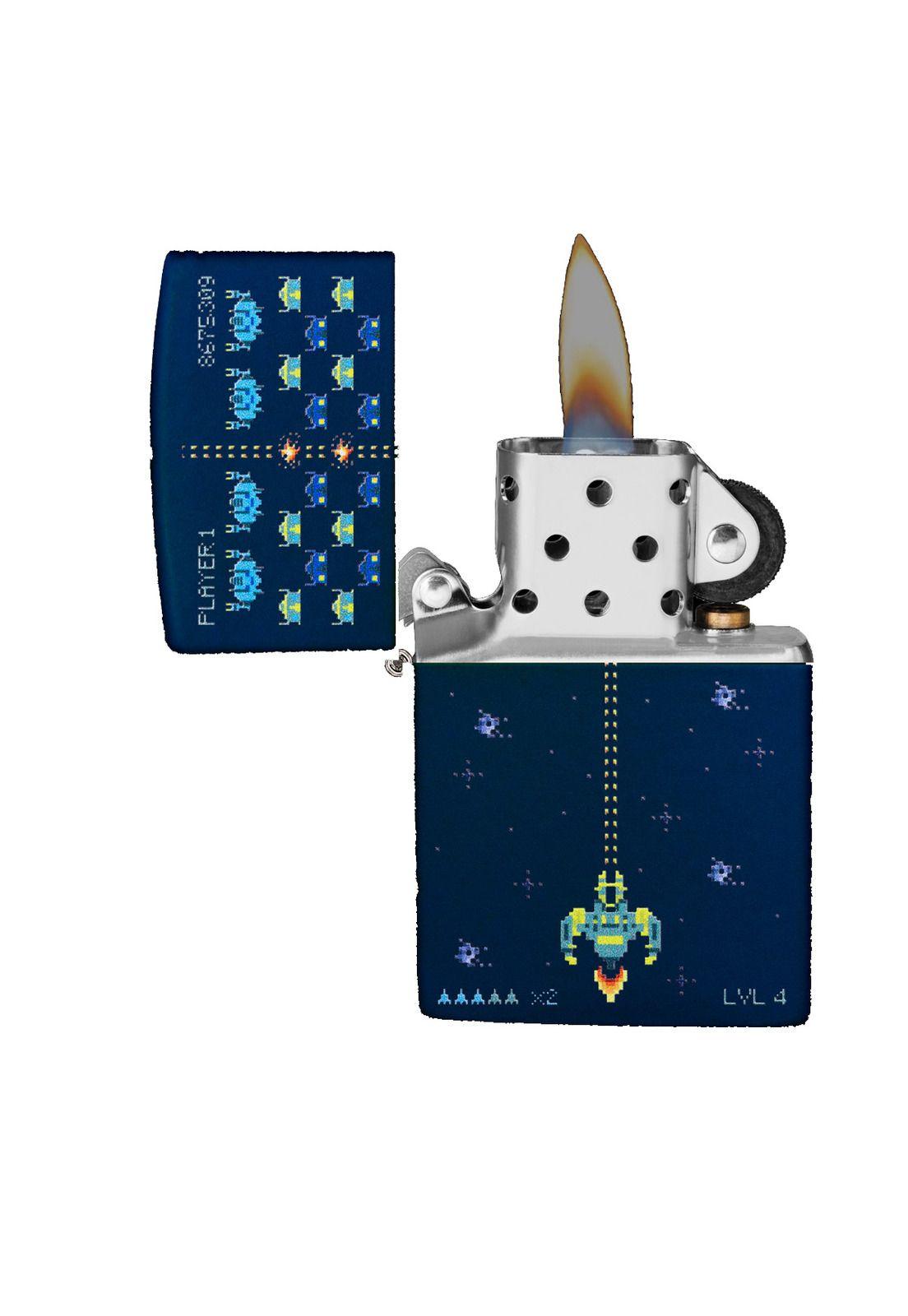 Encendedor Zippo Pixel Game Design Azul ZP49114-1