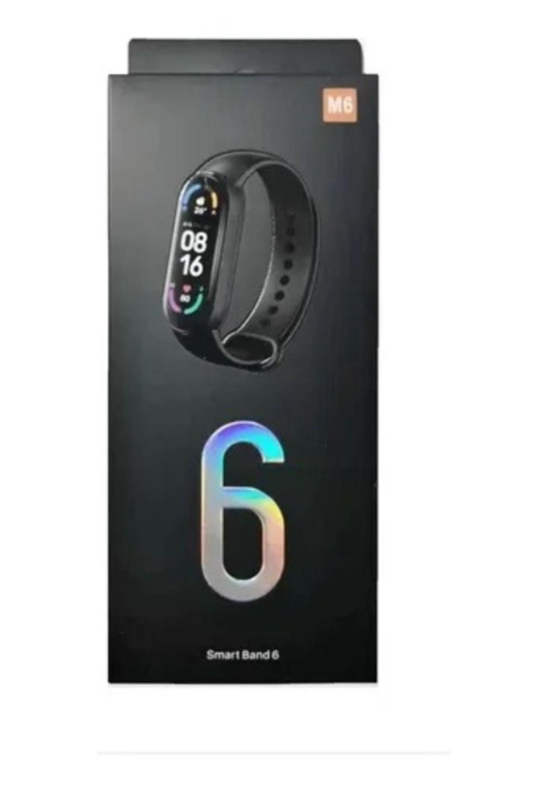 Reloj Smart Band M6 Monitor Cardiaco Deportes Calorias Turquesa-3