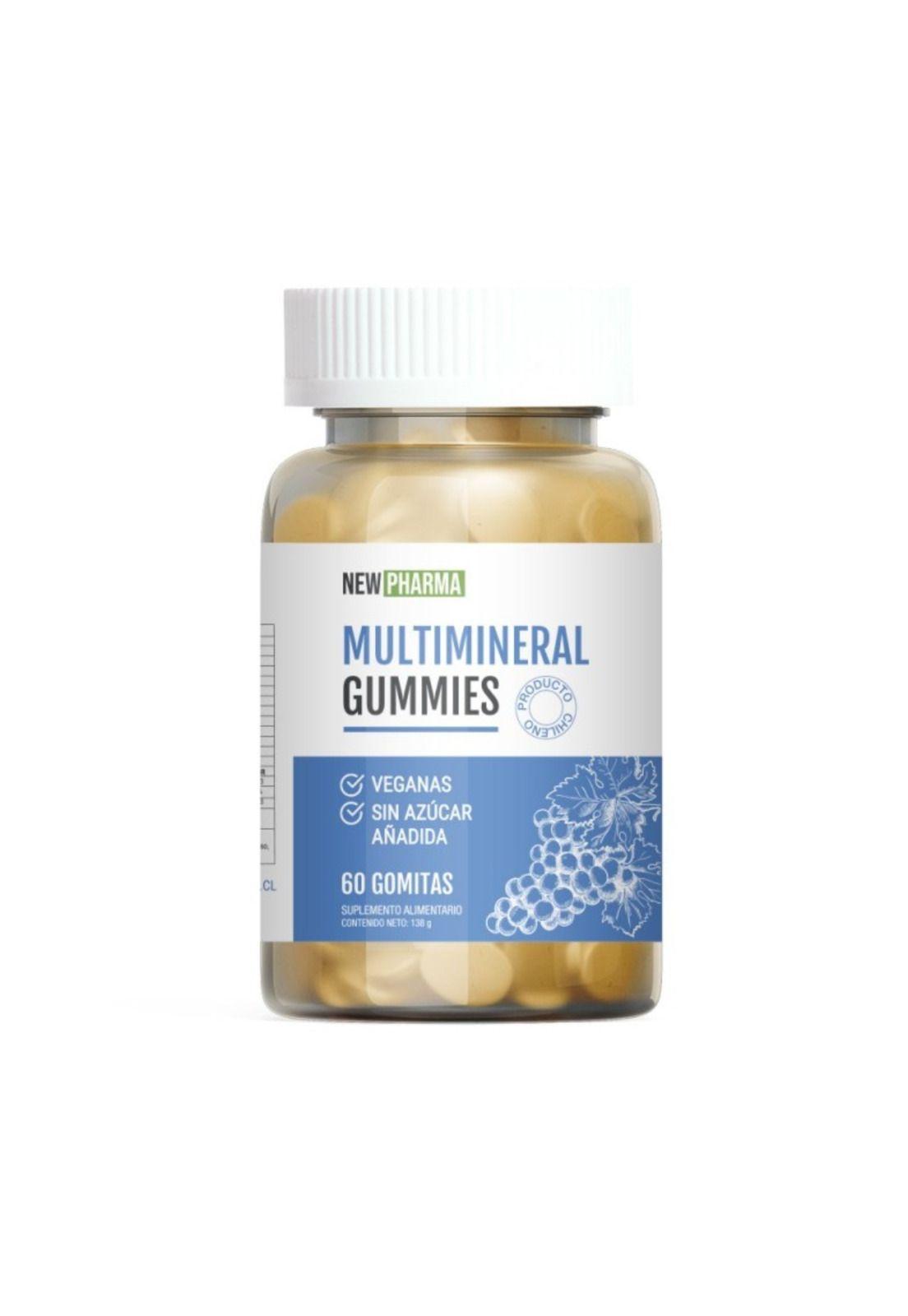 Suplemento Multimineral NewPharma 60 Gomitas-0