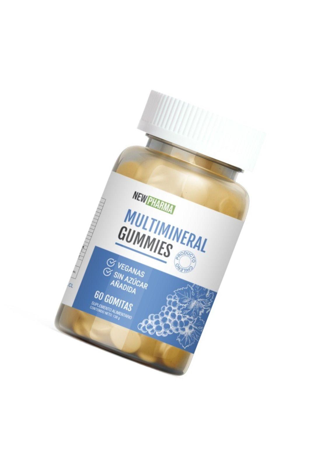 Suplemento Multimineral NewPharma 60 Gomitas-1