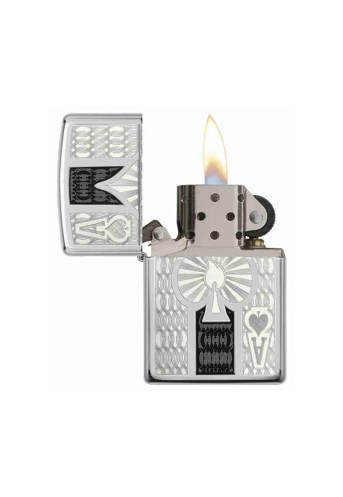 Encendedor Zippo Ace Design Plateado ZP24196-1