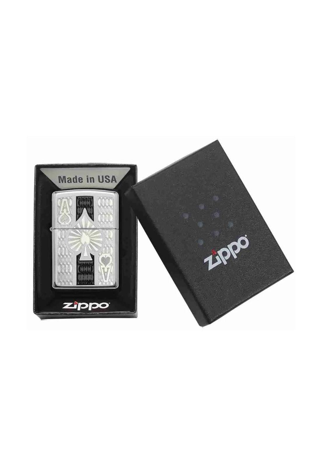 Encendedor Zippo Ace Design Plateado ZP24196-4