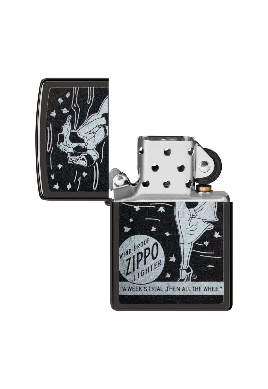 Encendedor Zippo Windproof Design Negro ZP48456-3