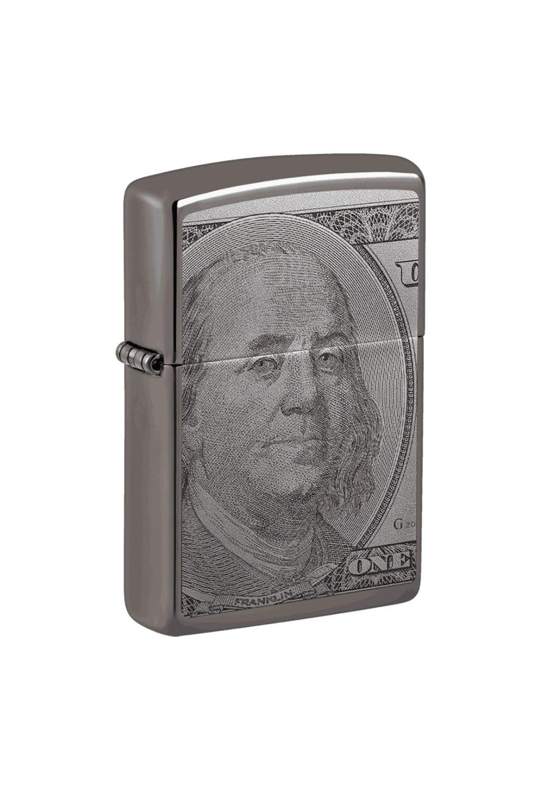 Encendedor Zippo Currency Dolar Design Plateado ZP49025-2