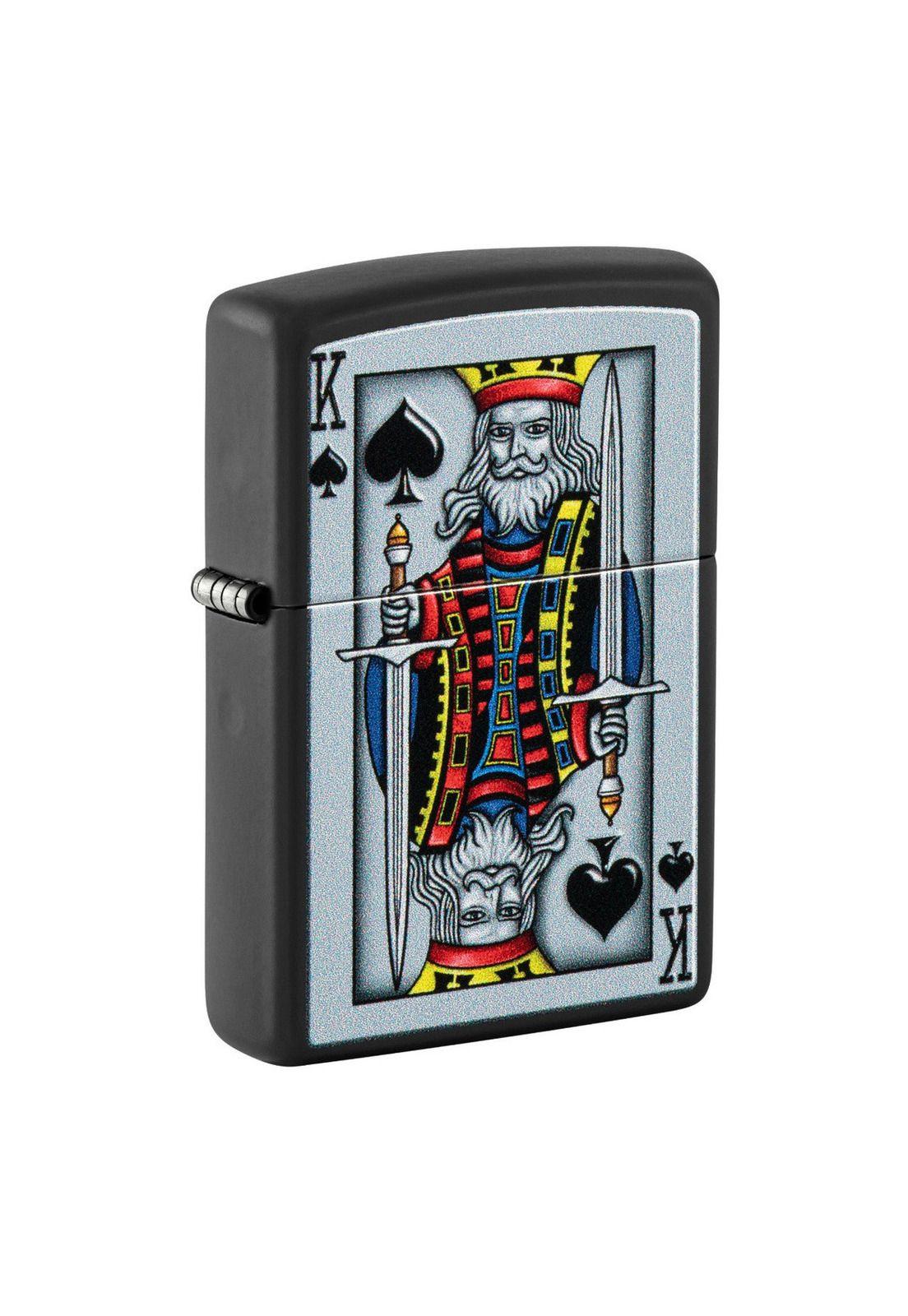 Encendedor Zippo King Of Spades Negro Design ZP48488-2