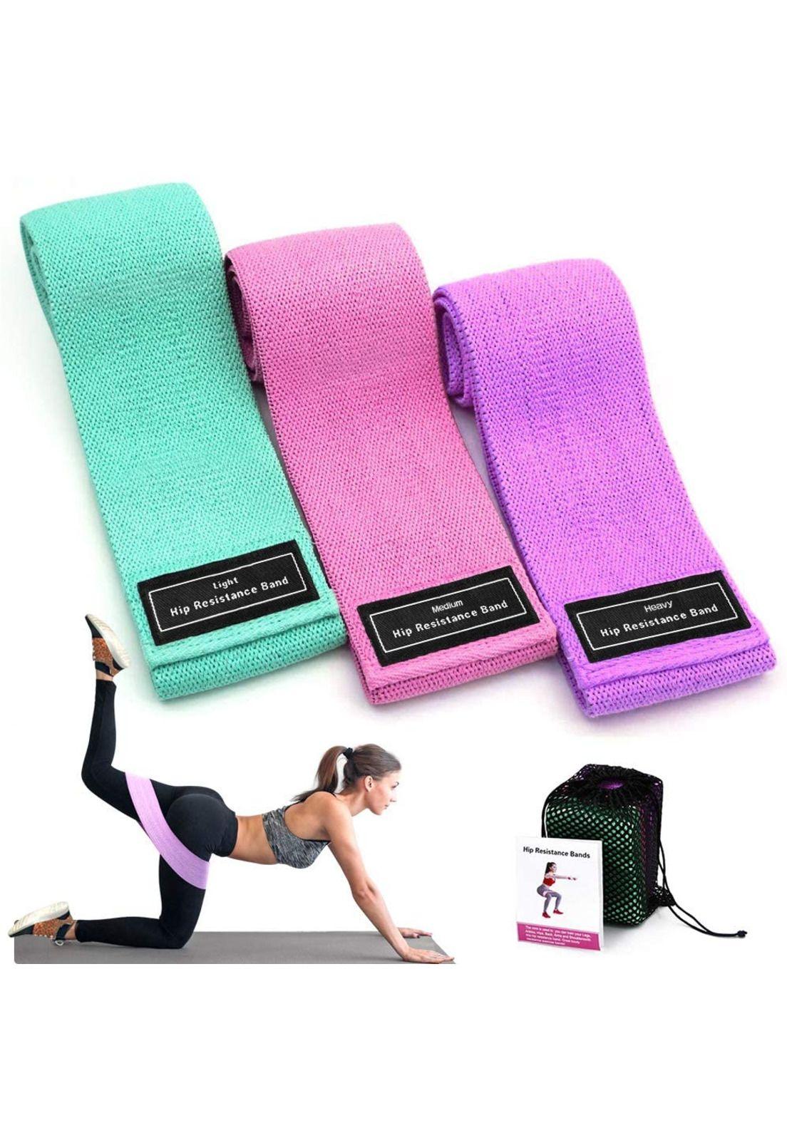 Banda Resistencia Ligas Ejercicio Bandas Elasticas Tela-1