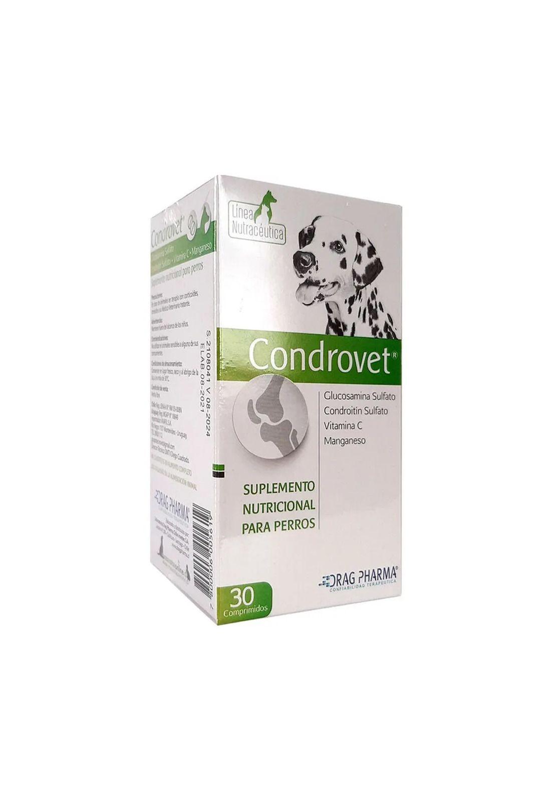 Condrovet Suplemento Nutricional Para Perros 30 Comprimidos-2