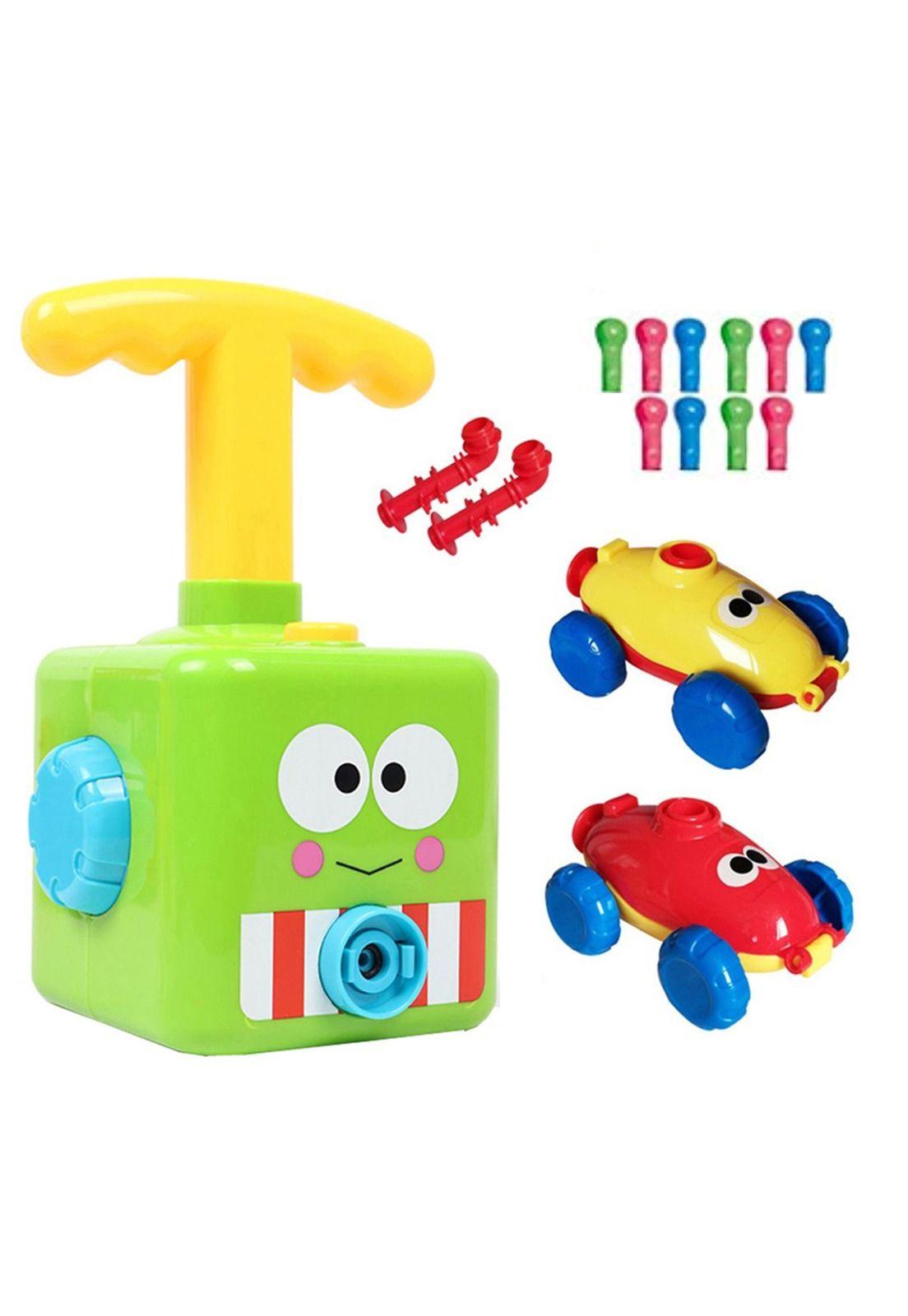 Juguete Bombin Inflador Globo Lanzador De Autos Rana-0