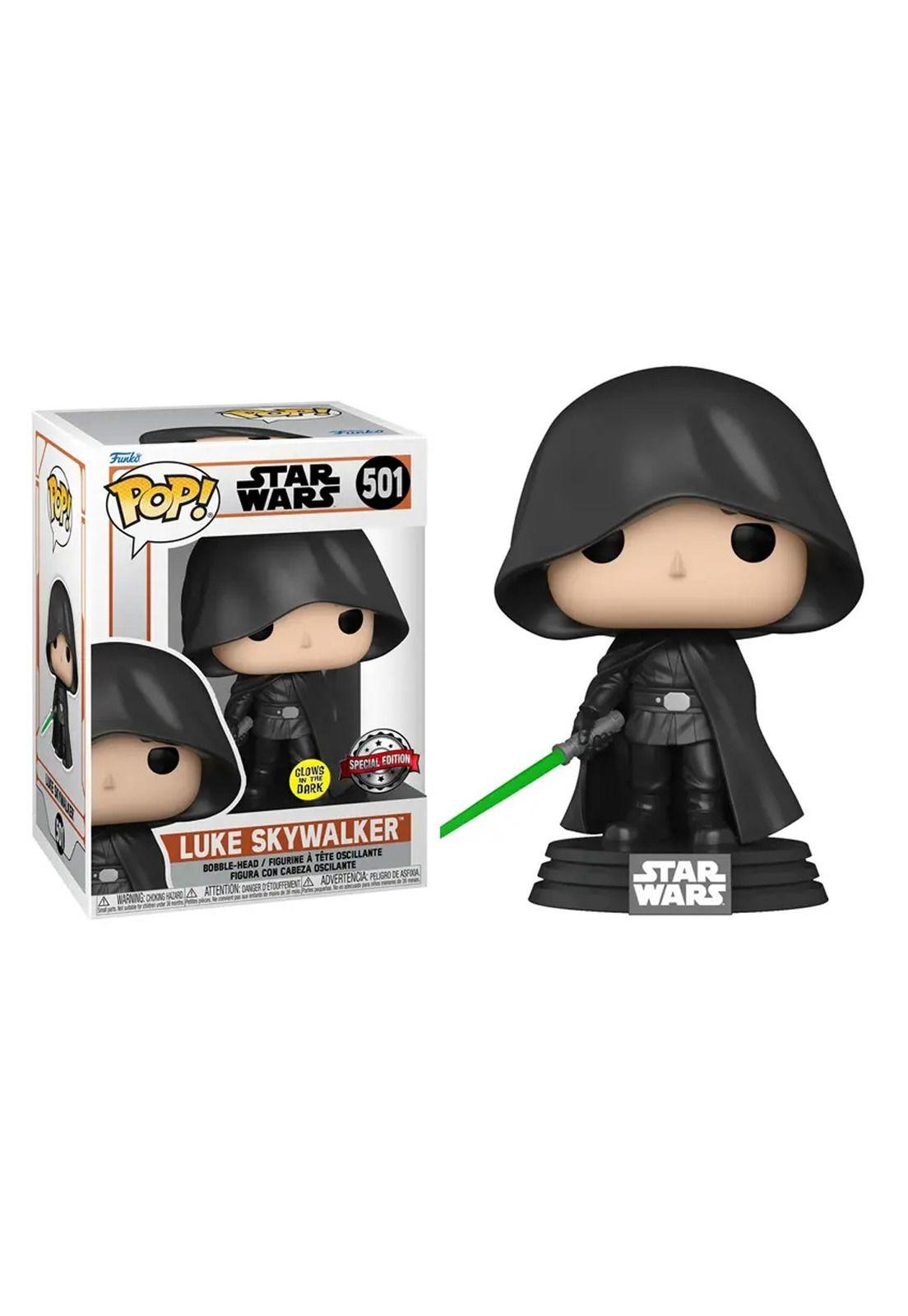 Funko Pop Star Wars Mandalorian Luke Skywalker Glows 501-0