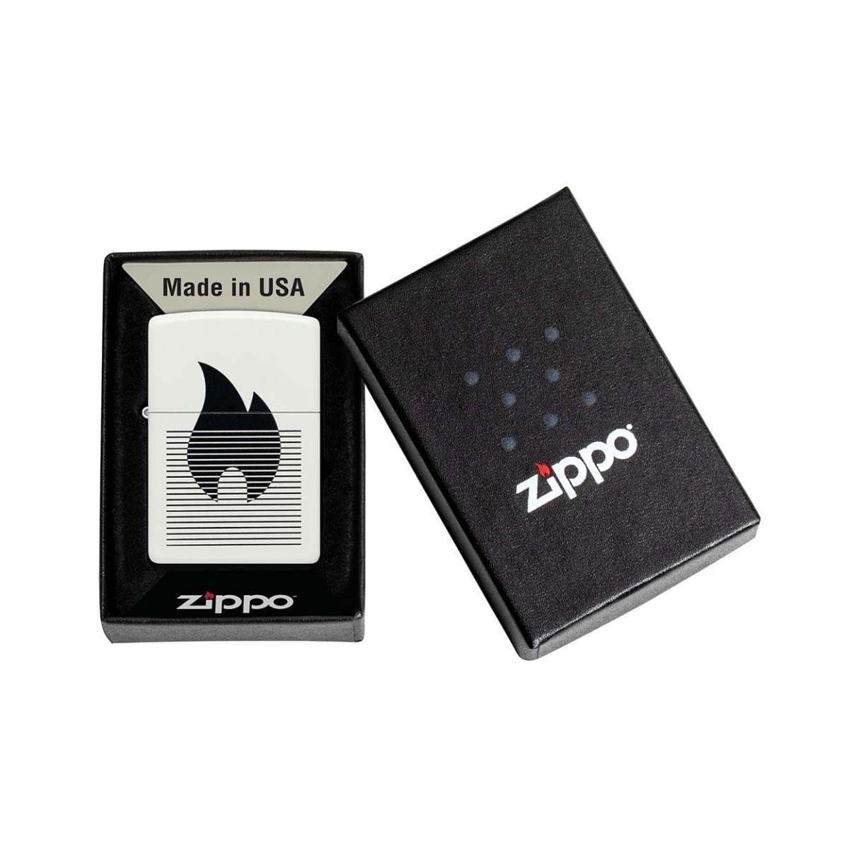 Encendedor Zippo Lined Flame Design ZP46485-1