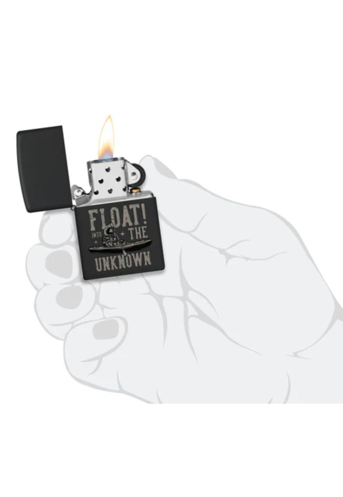 Encendedor Zippo Float The Unknown Negro ZP48566 -4