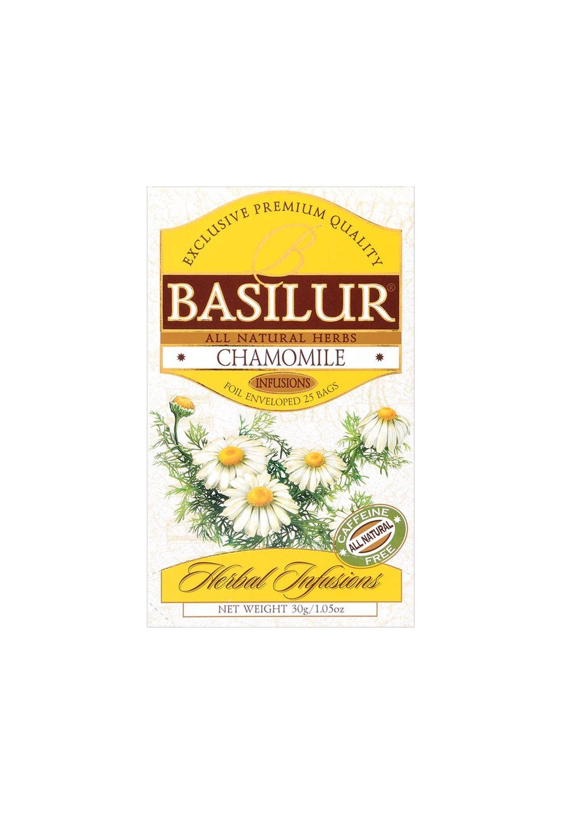 Te Basilur Manzanilla Chamomile Caja 25 bolsas-2
