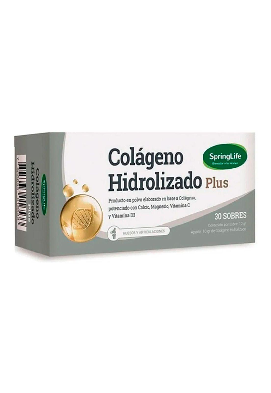 Colageno Hidrolizado Plus Sin Gluten Vitaminas 30 Sobres-0
