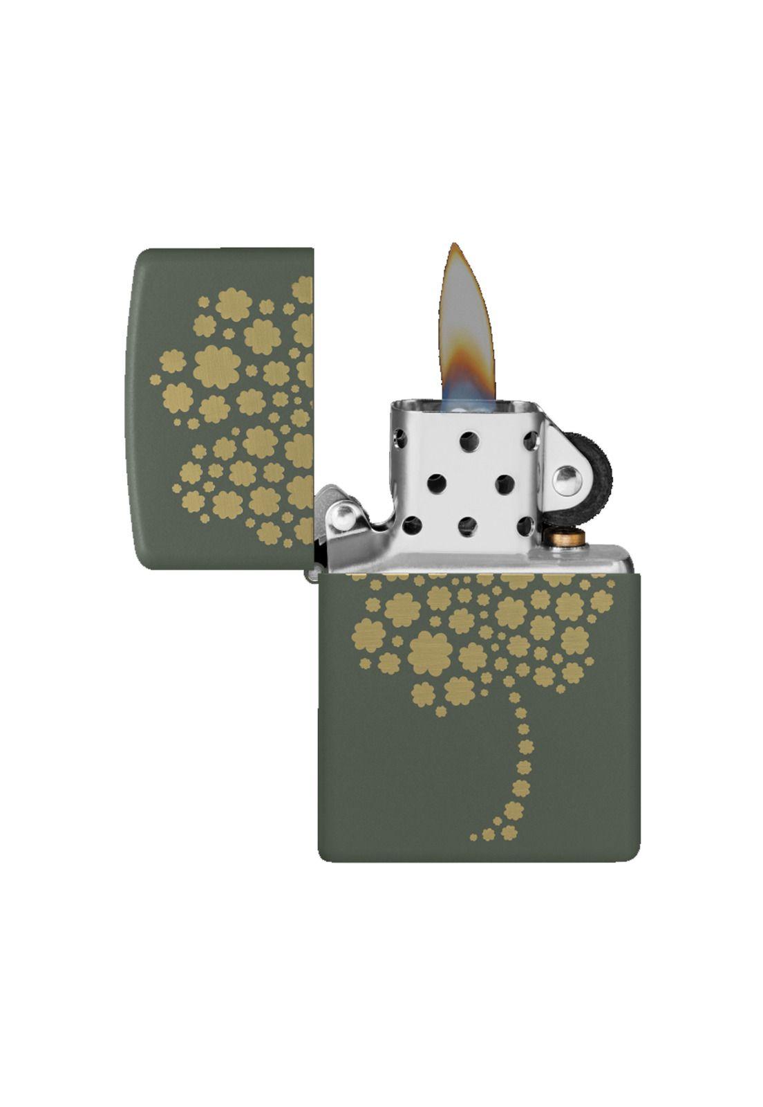 Encendedor Zippo Four Leaf Clover Design Verde ZP48501-1