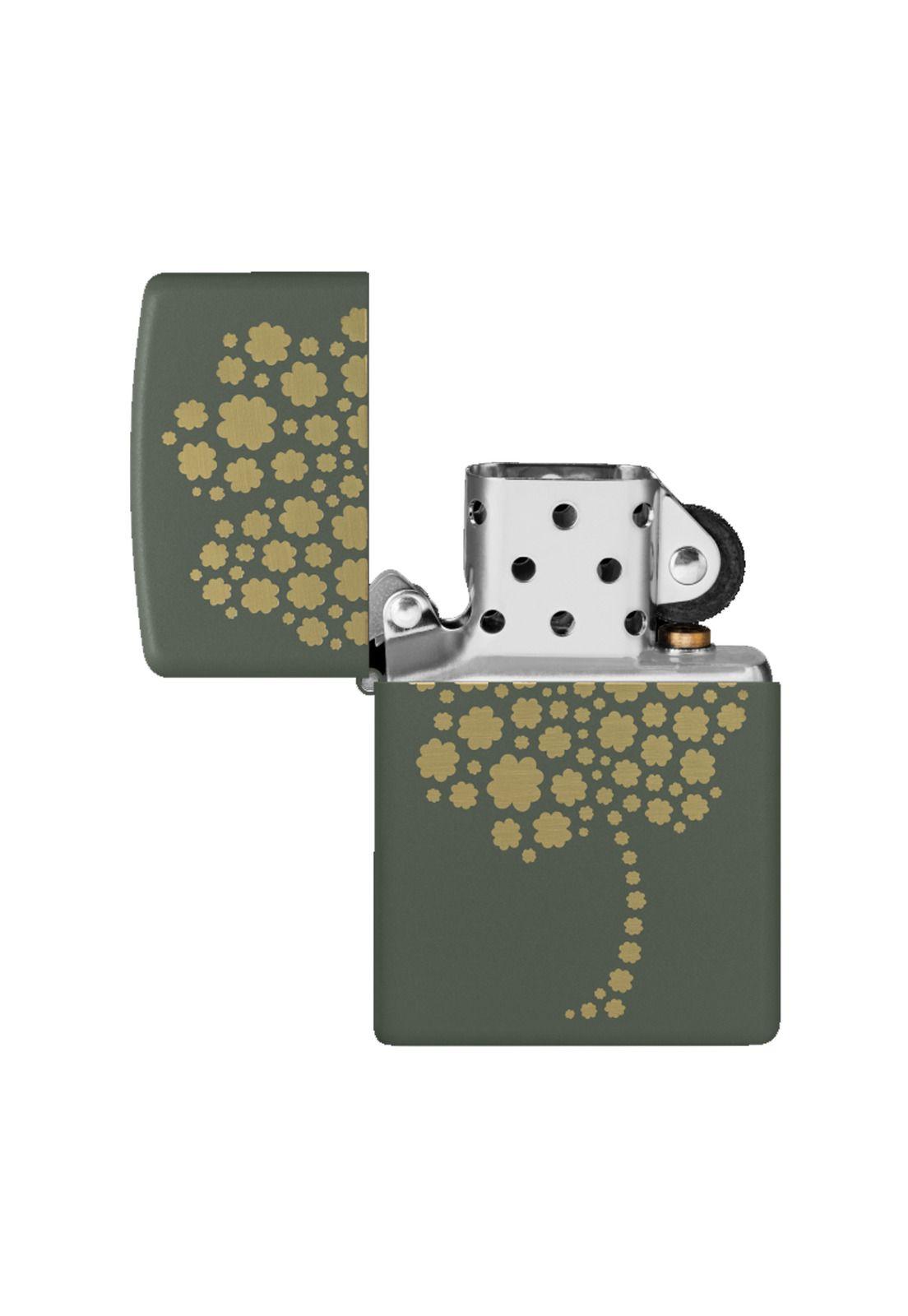 Encendedor Zippo Four Leaf Clover Design Verde ZP48501-3