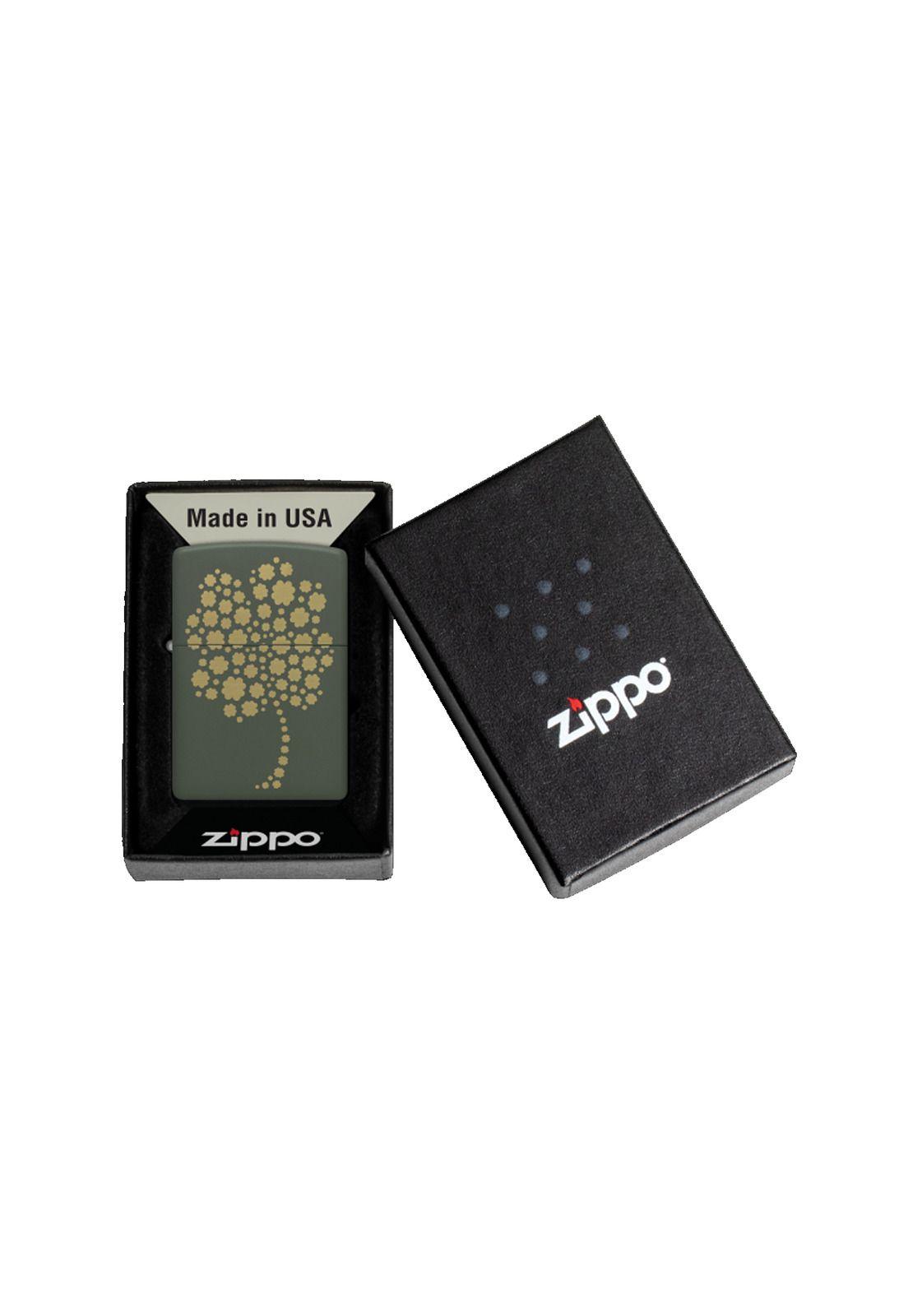 Encendedor Zippo Four Leaf Clover Design Verde ZP48501-4