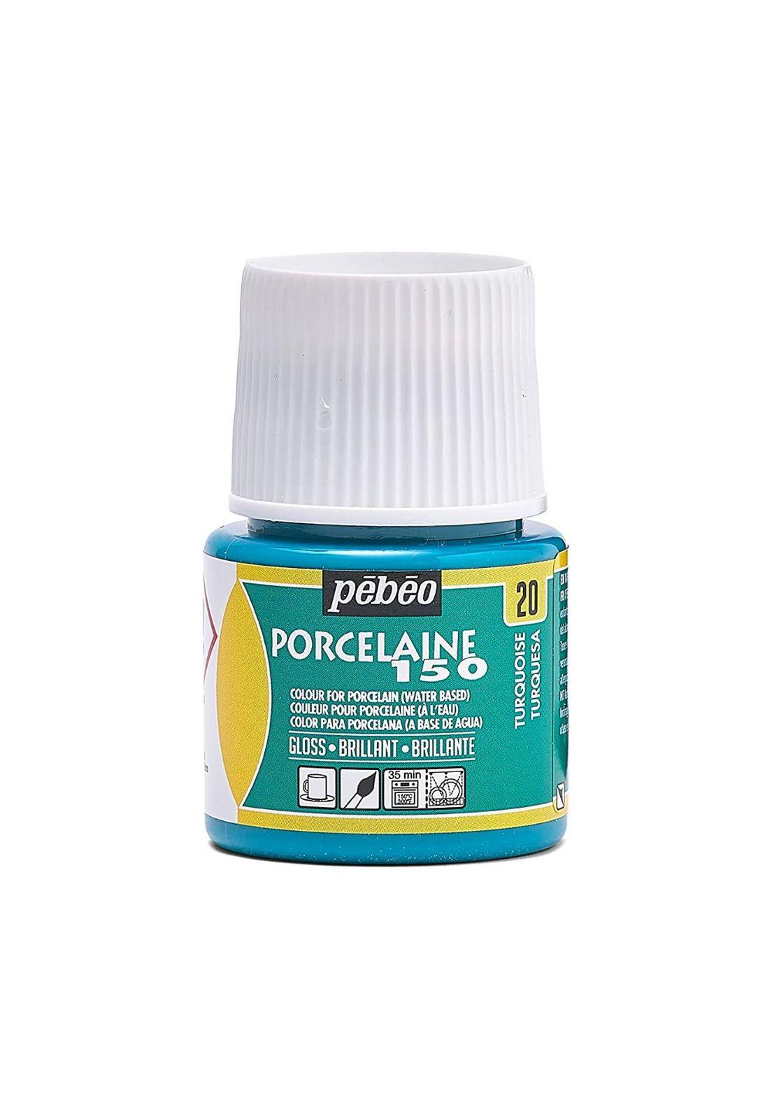 20 Turquesa Pebeo Porcelaine 150 de 45 ml-0