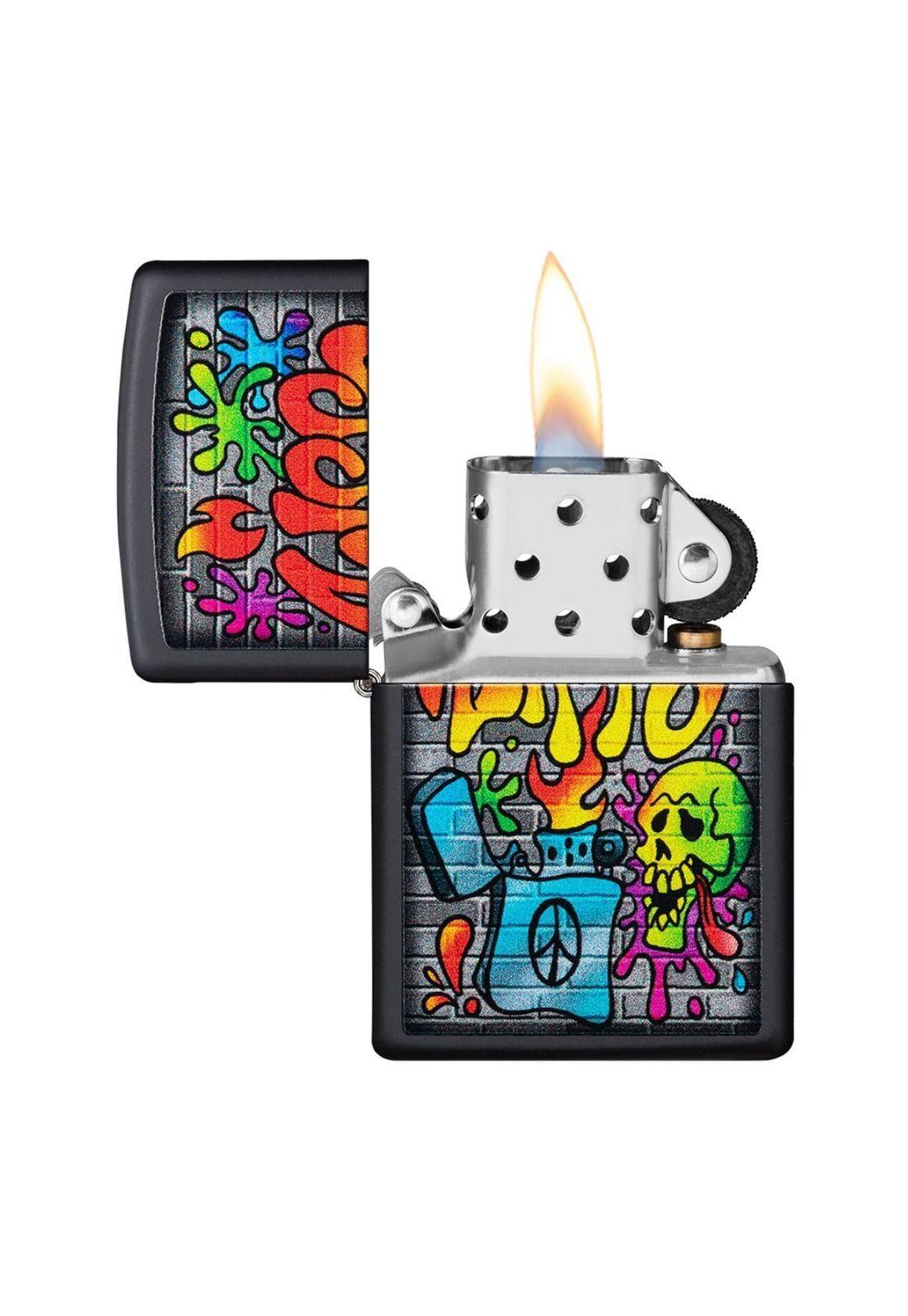 Encendedor Zippo Street Art Graffiti Design Black ZP49605-1