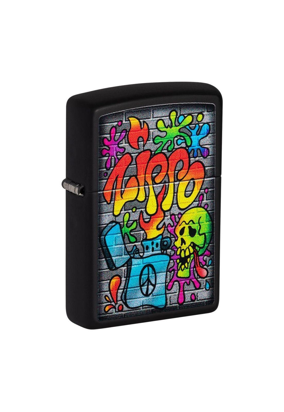 Encendedor Zippo Street Art Graffiti Design Black ZP49605-2